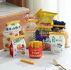 Clip Sellador de Papas Fritas de Simulación Imán para Refrigerador Clip Magnético Clip Sellador de Snacks Clip Pequeño para Alimentos Tira Selladora de Bolsas de Plástico