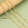 Nova Primavera e Verão Promoção Quente Corrente de Flores Frescas Corrente de Flor Cobre Banhado Ouro Real 18K DIY Colar Pulseira Corrente Semi-acabada