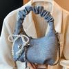 Bolsa Pequena Sofisticada e Estilosa 2025 Novo Design de Nicho Bolsa Transversal Versátil Bolsa Pequena Quadrada de Mão Exquisita Bolsa Feminina