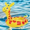 Flotador Inflable Espeso para Nadar con Volteretas Animales de Dibujos Animados para Niños Flotador de Natación Anillo Flotador Anillo para Sentarse Juguete Asiento para las Axilas para Niños