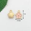 Fabricante de Accesorios de Joyería de Estilo Floral, Venta al por Mayor de Joyería DIY Hecha a Mano de Aleación, Accesorios de Joyería DIY con Goteo de Aceite Transfronterizo