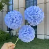 3 Bolas de Suerte de Caramelo, Flores Artificiales, Flores Falsas para Boda y Decoración del Hogar, Mayoreo