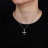 Collar Cruz Estelar Mang para Hombre Joyería de Alto Sentido Diseño de Personalidad Joker Moda Dulce Fresca Joyería de Nicho Venta al por Mayor