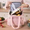 Bolsa Térmica para Marmita de Grande Capacidade com Duas Camadas, Bolsa Térmica Impermeável Universal de Folha de Alumínio para Estudantes e Trabalhadores de Escritório