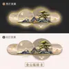 Pintura Decorativa de Paisaje de Alto Nivel Estilo Chino Nuevo Moderno para Sala de Estar Pintura Colgante de Pared de Fondo para Sofá Mural Mural de Iluminación LED