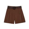 Aliexpress Atacado de Roupas Europeias e Americanas Transfronteiriças 2025 Início da Primavera Novo Estilo Shorts Largos com Cinto