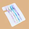 Grampos de Cabelo Pontiagudos, Pacote com 4 Presilhas Laterais, Presilhas para Franja Estampadas Cor Leite com Chá, Presilhas de Cabelo Vazadas de Beleza, Acessórios de Cabelo, Pequenos Grampos de Cabelo