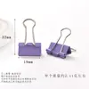 Clips para Carpetas de Colores #5 Estilo Fresco Pequeño Clips para Papel de 19 mm Tamaño Pequeño Clips de Cola Invertida Venta al por Mayor Clips de Cola de Fénix Clips Pequeños
