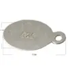 YB jab fabricante etiqueta DIY personalidad marca patrón LOGO láser collar de plata s925 accesorios de cola