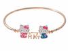 Pulsera de Hello Kitty con diseño creativo de Sanrio y Hello Kitty, estilo japonés, ideal como regalo para novia.