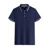 Camisa polo de manga corta con solapa talla grande ropa de trabajo personalizada camisa de cultura colectiva estampado de LOGO camisa publicitaria camiseta bordado para hombre