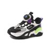 Novos Tênis de Corrida Respiráveis para Meninos Outono 2025, Tênis Esportivos Personalizados para Meninas, Sapatos com Fivela Giratória para Crianças de Meia-Idade e Grandes