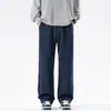 Ropa para Hombre Fengshe / Pantalones Deportivos Pesados para Hombre Primavera y Otoño de Punto Pantalones Deportivos para Hombre Holgados de Caída Rectos Casuales