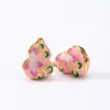 Esmalte Cloisonné Multi-Agujero Nube Separador Cuentas Accesorios Pulsera DIY Joyería Transferencia de Color Conservación Venta al por Mayor