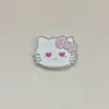Série Expression Pack Gato de Desenho Animado Glitter Fino Acessórios de Acrílico Acessórios para Joias DIY Grampo de Cabelo Flor para Sapato Capa de Celular