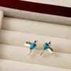 Pendientes de Alta Gama de Estilo Europeo y Americano de Moda con Diseño de Gota de Agua y Pájaro, Pendientes Exquisitos para el Uso Diario, Accesorios de Moda de Nicho