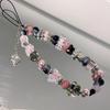 Pulsera de dopamina con cordón para funda de teléfono, tejida a mano con cuentas, colgante de mujer de alta calidad, de cristal duradero y resistente a caídas.