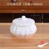 Olla de Cerámica Impermeable para Estofado de Restaurante de Hotel, Olla de Calabaza, Olla de Ajo con Tapa, Olla de Estofado Blanca Pura, Olla Superior de Estofado, Recipiente para Huevos al Vapor