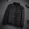 Nueva Chaqueta Ligera de Algodón con Relleno de Algodón con Capucha para Hombre Corta Ajustada Delgada Casual Tallas Grandes Ligera Holgada para Hombre