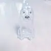 Colgante Grande para Guardar Pelo de Perro, Caja para Guardar Pelo de Perro, Colgante de Llavero de Metal, Almacenamiento de Pelo de Mascota Fallecida