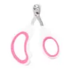 Gato Cão Nail Clipper Especial Noviço Furo Redondo Cortador de Unhas Furo Duplo Pequeno Cego Clipper Cão e Gato Dual-purpose Boca Redonda Cortador de Unhas