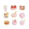 Acessórios de Resina Atacado Desenho Animado Feito à Mão DIY Gel de Creme Grampo de Cabelo Joias para Unhas Decoração Mini Comida Doce Brinquedo