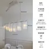 Candelabro de Cristal Nube de Lujo Ligero Estilo Italiano, Iluminación para Sala de Estar Estilo Francés Crema, Lámpara Elegante y Moderna Simple para Comedor de Villa