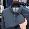 Oferta especial, camiseta de manga larga para hombre de alto volumen para otoño, uso diario, hecha de tela 100% poliéster, color liso, con cuello, camiseta básica