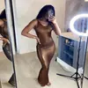 Roupas Femininas Francesas Novas de Verão Mais Vendidas, Vestido Elegante Slim Colorido com Alças Finas e Costas Abertas Sexy, Roupas Femininas de Marca na Moda
