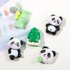 DIY Jóias Creme Cola Resina Acessórios Atacado Telefone Móvel Pingente Chaveiro Acessórios para o Cabelo Brincos Bambu Panda