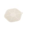 Tapete de isolamento hexagonal de silicone criativo com tapete de mesa de linhas Esteira doméstica antiderrapante impermeável resistente a altas temperaturas Esteira de tigela de sopa