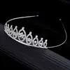 Acessório de Cabeça Coroa Faixa de Cabelo Infantil Liga de Cristal Diamante Acessórios de Cabelo Festa de Aniversário de Bebê Presilha de Coroa Acessórios de Vestido para Menina
