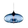 Lámpara colgante creativa minimalista moderna de bola de cristal de colores para pasillo, lámpara colgante pequeña de una sola cabeza nórdica para dormitorio, comedor, mesa, barra