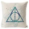 Harry Potter llama Taza funda de almohada ventas calientes transfronterizas cojín de sofá nórdico hogar fábrica de telas ventas directas