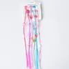 Temu Xiyin Venta Caliente Extensiones de Cabello de Colores para Niños Peluca Accesorios para el Cabello Cuerda de Color Trenzada Tocado Elástico Trenzado de Cabello con Cuentas Artefacto