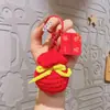 Llavero de Ganchillo de Peluche Creativo del Festival del Bote del Dragón para Exámenes de Ingreso a Secundaria y Universidad, Colgante de Mochila de Muñeco de Peluche de Regalo de Graduación de Secundaria