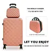 Maleta de Viaje a Cuadros Yuehua al por Mayor de Fábrica, Maleta de Cabina Impermeable Anti-Robo de ABS con Ruedas Universales y Cerradura de Combinación