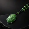 Colgante Cabeza de Buda Esmaltada Cadena para Suéter Buda Maitreya Colgante para Hombres y Mujeres Artículo Caliente de Transmisión en Vivo Venta al por Mayor de Fábrica Collar Afinidad con el Templo