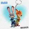 Chaveiro Pingente de Acrílico Fofo e Animado do Nick de Zootopia para Mochilas, Item Mais Vendido para Casais