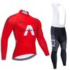 Venta al por mayor de fábrica versión Tour de Francia traje de ropa de ciclismo de manga larga para primavera y otoño bicicleta de montaña ropa deportiva transpirable para hombre