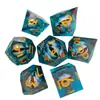 Dados de Resina Longan para D&D Producto Más Vendido en Amazon Grupo de Corredores Coc Cápsulas D20-D47
