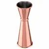 Explosiones acero inoxidable 304 doble cabeza cinturón rizador taza medidora 40/60ML taza medidora portátil bar de cócteles especial