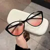 Óculos de Miopia Olho de Gato Armação Grande Feminino Popular na Internet Retrô Anti-Luz Azul Óculos Rosados Estilo Coreano Armação de Óculos Espelho Plano