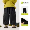 Macacão Infantil Dududu Home Calça de Menino para Inverno Calça Longa para Menina ao Ar Livre Calça Casual para Bebê Categoria de Roupas de Inverno
