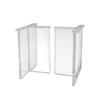 Patas de Mesa Acrílicas Transparentes de Lujo Ligero Forma de T Placa Gruesa Patas de Mesa Corte Pulido Patas de Mesa Acrílicas Transparentes