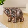 Cenicero de Elefante Estilo Europeo para Sala de Estar en Casa, Creativo y Personalizado, Lujo Ligero, Lindo, con Tapa, Anticaídas, Anti-Ceniza Volante, Adorno para Olor a Humo