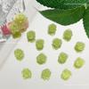 Verde Soft Pottery Nail Art Pequenas Jóias Esfregar à Mão Rosa Nail Art Jóias Misturado Luminoso Nail Art Material Resina Acessórios