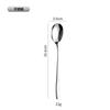 Cuchara Engrosada Estilo Coreano Cuchara de Acero Inoxidable 304 Cuchara Engrosada para Remover Cuchara para Hielo Cuchara para Café Cuchara de Mesa para el Hogar Venta al por Mayor de Fábrica