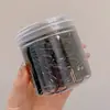 Diademas de Colores para Mujer, Estilo Coreano Negro, Bandas de Goma Desechables Engrosadas, Accesorios para el Cabello, Anillos para el Cabello que No Dañan el Cabello