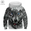 Outlet de fábrica una generación de Europa y Estados Unidos Nuevo holgado impresión digital 3D de gato negro moda ropa para niños suéter sudadera con capucha